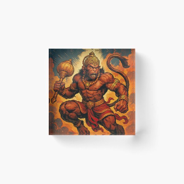 Item preview, Hanuman, Hindu Monkey-God | Comics stylCartoone -  designed and sold by ComicsFactory.