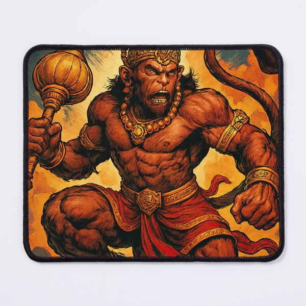 Item preview, Hanuman, Hindu Monkey-God | Comics stylCartoone - designed and sold by ComicsFactory.
