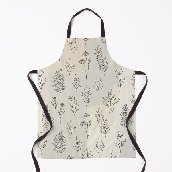 Item preview, Minimal Botanical Line Pattern designed and sold by Nice Vibes Prints.