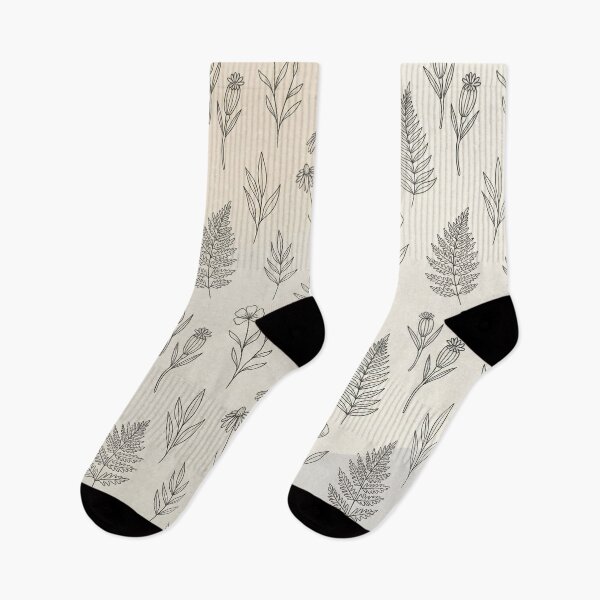 Item preview, Minimal Botanical Line Pattern designed and sold by Nice Vibes Prints.