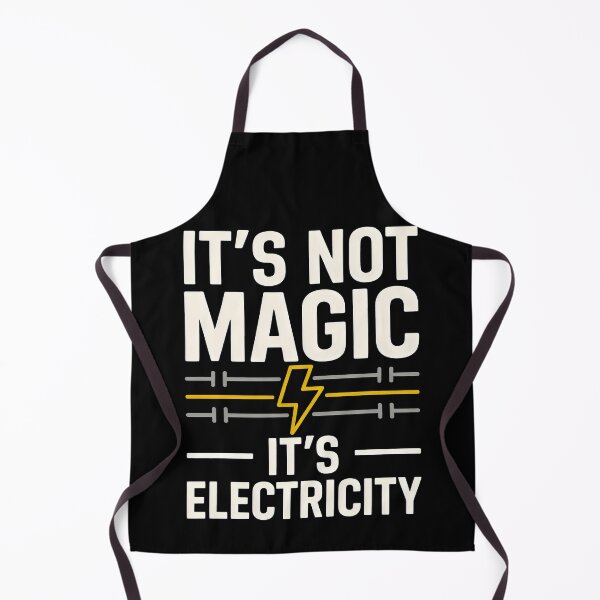 Item preview, It Is Not Magic It Is Electricity Typography designed and sold by SplashTastic.