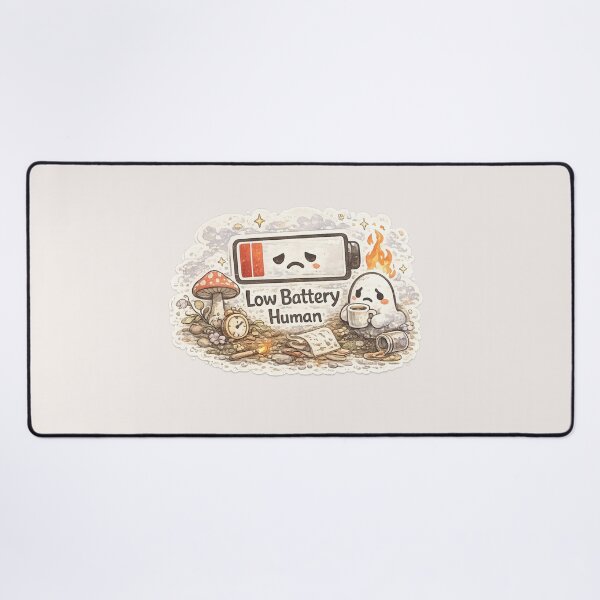 Item preview, Low Battery Human designed and sold by DesignShopAD.
