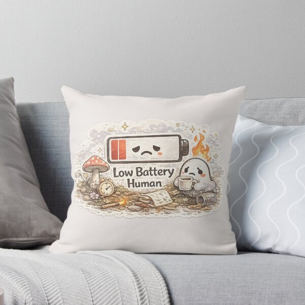 Item preview, Low Battery Human designed and sold by DesignShopAD.