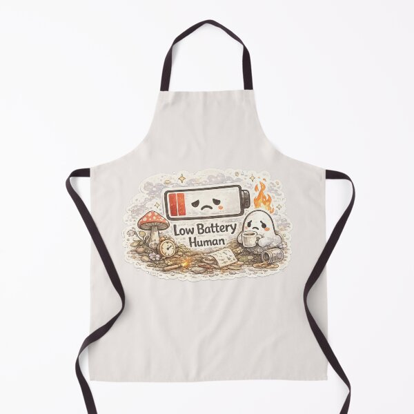 Item preview, Low Battery Human designed and sold by DesignShopAD.