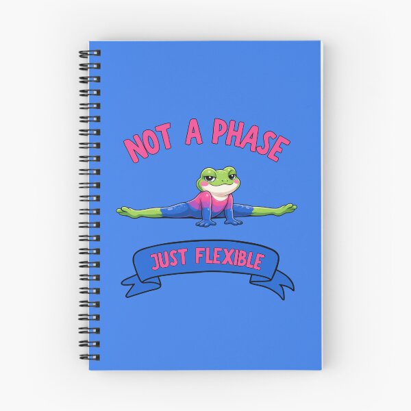 Item preview, Not A Phase, Just Flexible Bisexual Frog In Blue designed and sold by Rainbow-Nation.
