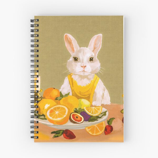 Item preview, Rabbit candlelit fruit Dinner oil painting stilllife  designed and sold by SILVERAPPLE.