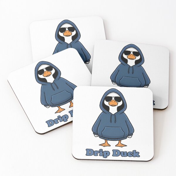 Item preview, Cool Duck Wearing Hoodie and Sunglasses - Urban Streetwear Style designed and sold by seven things shop.