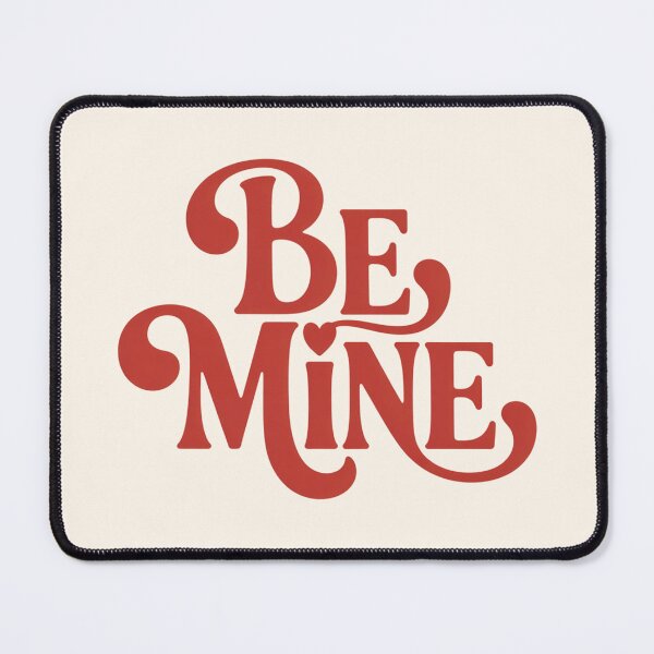 Item preview, Be Mine Valentine Typography – Romantic Minimal Love Quote Design designed and sold by ABLAT-CREATIONS.