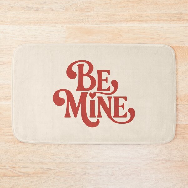 Item preview, Be Mine Valentine Typography – Romantic Minimal Love Quote Design designed and sold by ABLAT-CREATIONS.