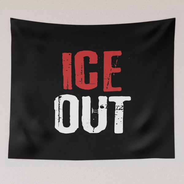 Item preview, Anti ICE Out Political Activism Protest on Black designed and sold by Artycom.