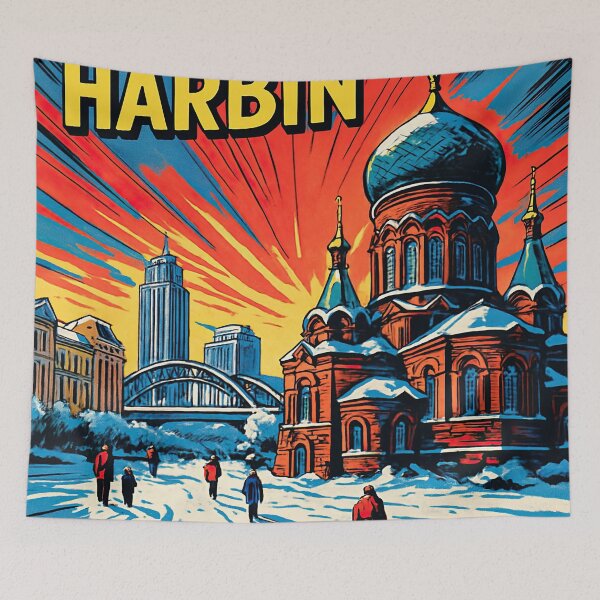 Item preview, Harbin, city | Comics stylCartoone -  designed and sold by ComicsFactory.