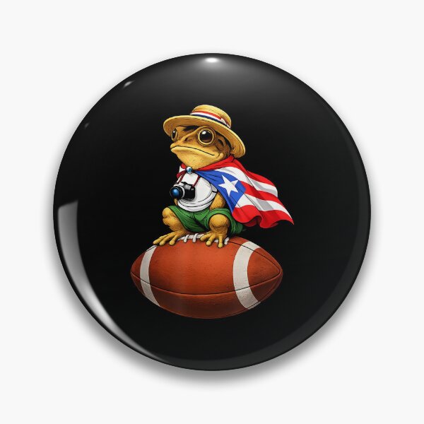 Item preview, Coqui Frog Puerto Rico Flag Puerto Rican Football Boricua designed and sold by najaks.