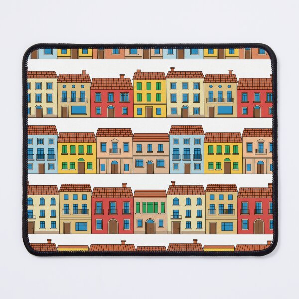 Item preview, Colorful Architectural Facades designed and sold by Nice Vibes Prints.