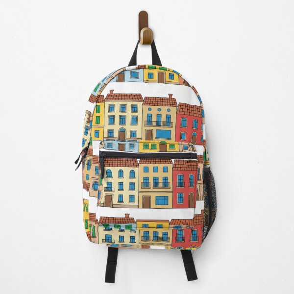 Item preview, Colorful Architectural Facades designed and sold by Nice Vibes Prints.