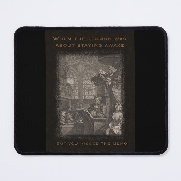 Item preview, STAYING AWAKE or MISSING MEMO (The Game of Chess by Lucas Van Leyden, art meme collection by St.Nina) designed and sold by StNinaOfficial.