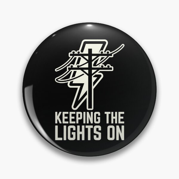 Item preview, Keeping The Lights On Utility Pole Icon designed and sold by SplashTastic.