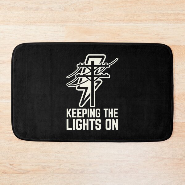 Item preview, Keeping The Lights On Utility Pole Icon designed and sold by SplashTastic.