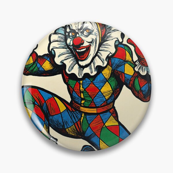 Item preview, Harlequin clown | Comics stylCartoone -  designed and sold by ComicsFactory.