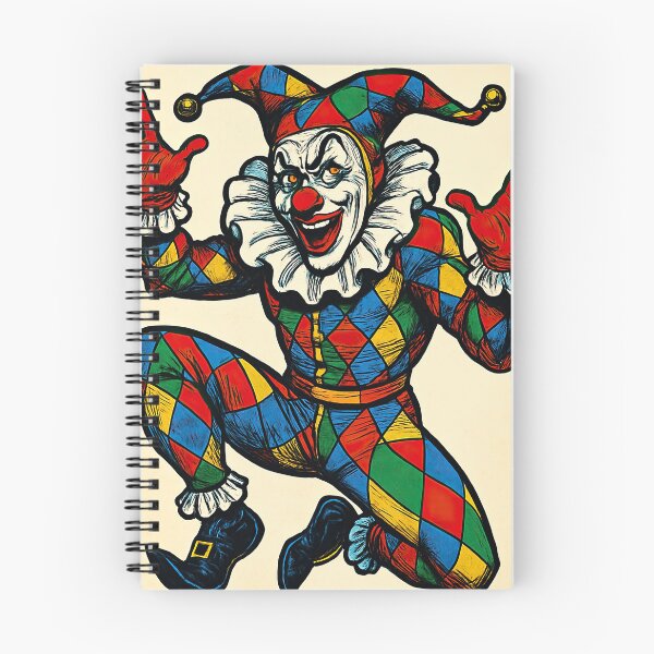 Item preview, Harlequin clown | Comics stylCartoone -  designed and sold by ComicsFactory.