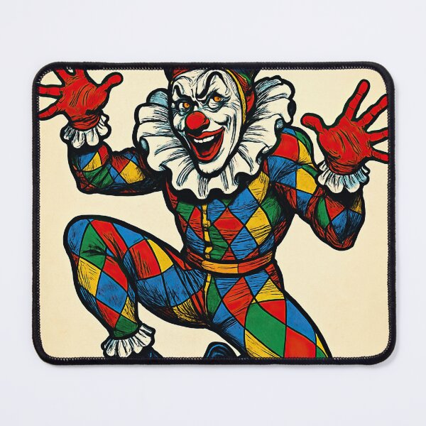 Item preview, Harlequin clown | Comics stylCartoone - designed and sold by ComicsFactory.