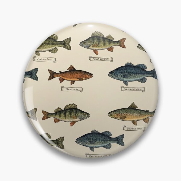 Item preview, Vintage Fish Illustration designed and sold by Nice Vibes Prints.