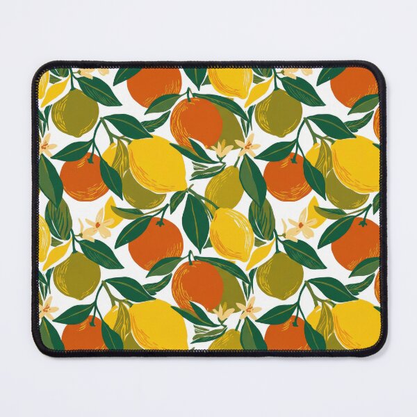 Item preview, Mediterranean Citrus Lemon Pattern designed and sold by Nice Vibes Prints.