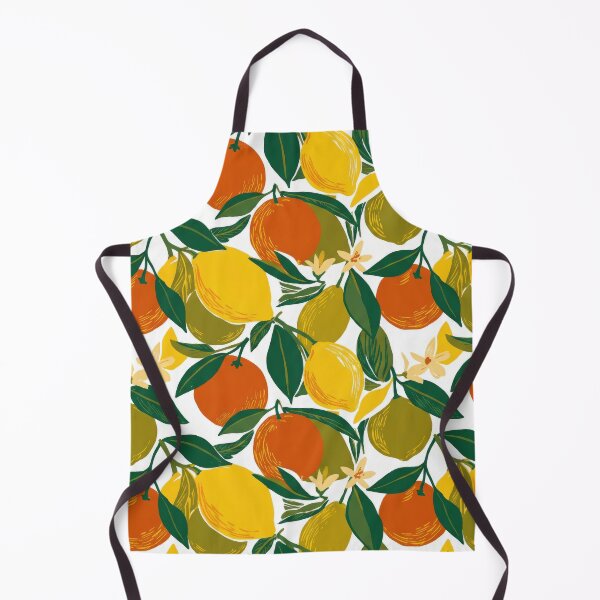 Artikelvorschau, Mediterranes Zitronenmuster entworfen und verkauft von Nice Vibes Prints.