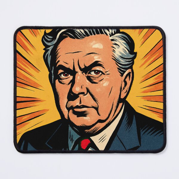 Item preview, Harold Wilson, leader | Comics stylCartoone -  designed and sold by ComicsFactory.