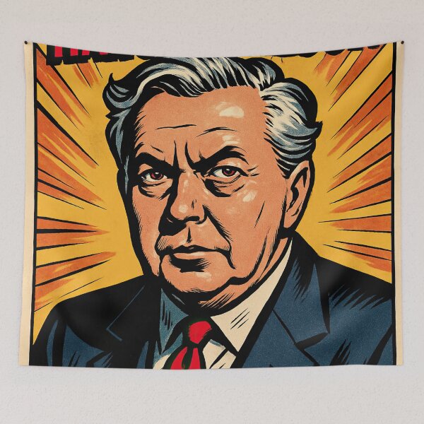 Item preview, Harold Wilson, leader | Comics stylCartoone -  designed and sold by ComicsFactory.