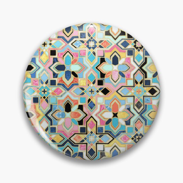Item preview, Bohemian Geometry Enameled Tiles designed and sold by micklyn.
