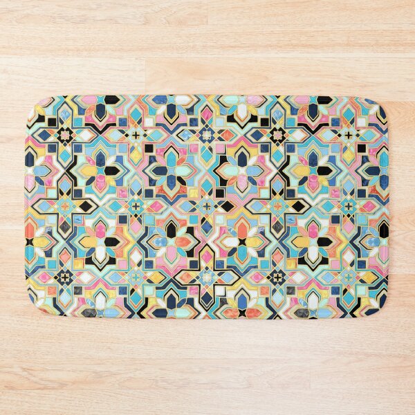 Item preview, Bohemian Geometry Enameled Tiles designed and sold by micklyn.