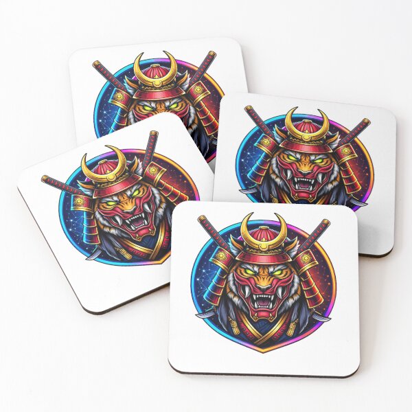Item preview, Samurai Tiger Neon Emblem designed and sold by the-dovlat.