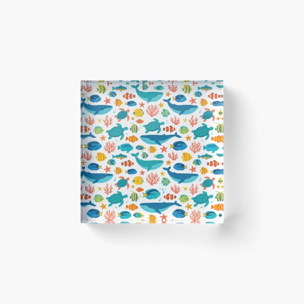 Item preview, Underwater Sea Friends designed and sold by Nice Vibes Prints.