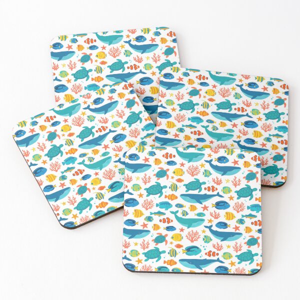 Item preview, Underwater Sea Friends designed and sold by Nice Vibes Prints.