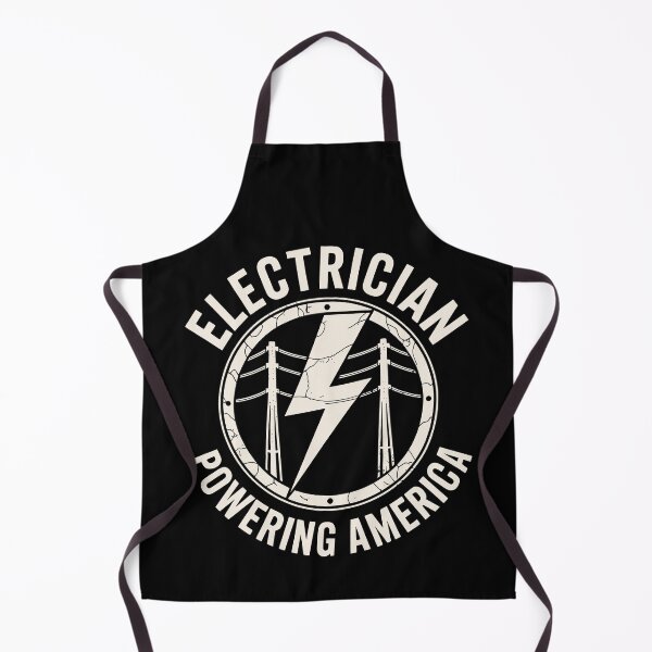 Item preview, Vintage Electrician Powering America Badge designed and sold by SplashTastic.