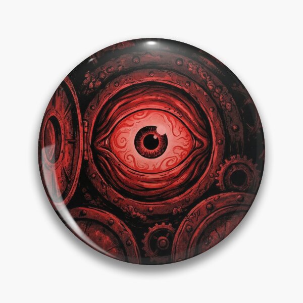 Item preview, Mechanical Evil Eye of the Dark Cyber Horror designed and sold by Chuahan_Arts.