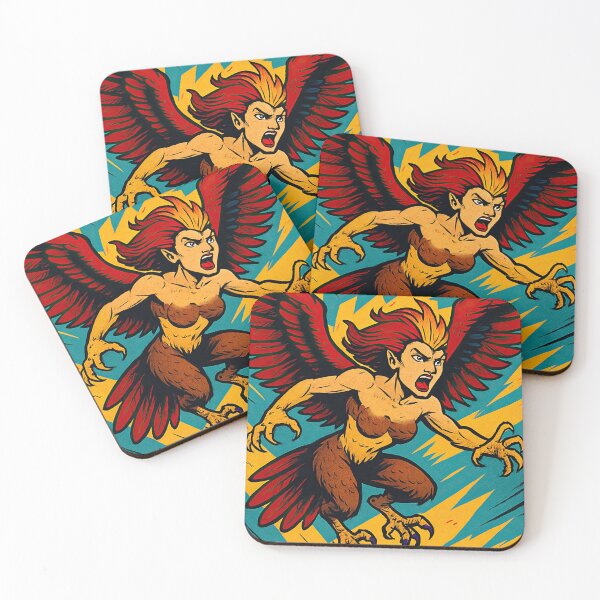 Item preview, Harpy, fantastic creature | Comics stylCartoone -  designed and sold by ComicsFactory.