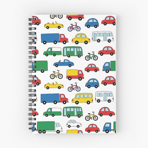 Item preview, Colorful Vehicles Pattern designed and sold by Nice Vibes Prints.