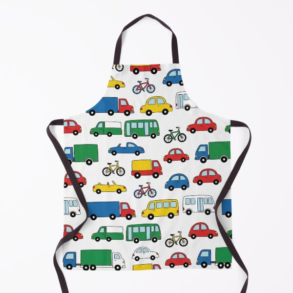 Item preview, Colorful Vehicles Pattern designed and sold by Nice Vibes Prints.