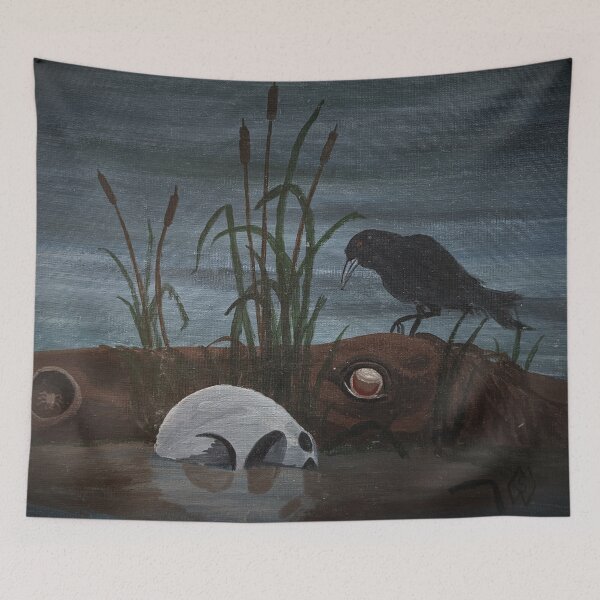 Item preview, Kelpie in the Lagoon  designed and sold by Matt Starr Fine Art .