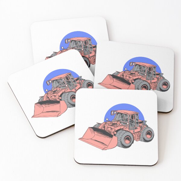 Item preview, Retro Front End Loader Construction Vehicle designed and sold by NalayakNobita.