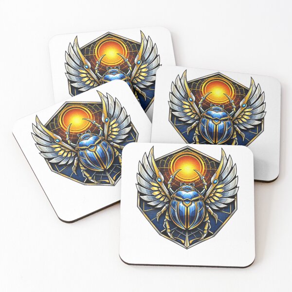 Item preview, Solar Scarab Winged Badge designed and sold by the-dovlat.