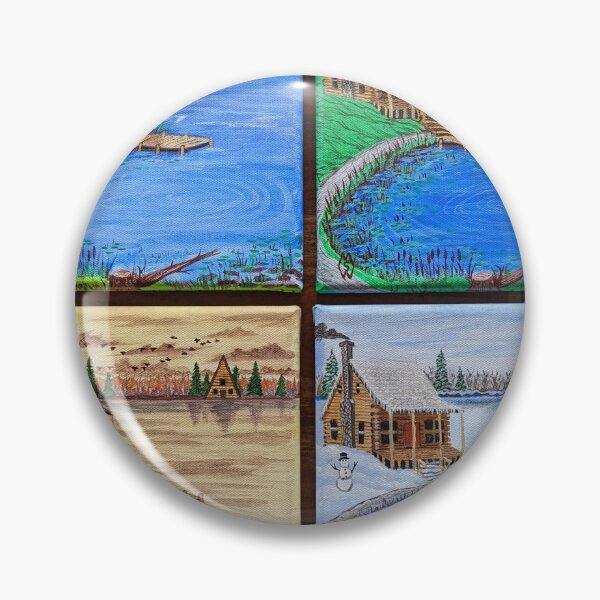 Item preview, Cabin at the Lake in the Four Seasons designed and sold by Matt Starr Fine Art .