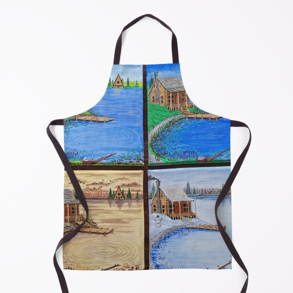 Item preview, Cabin at the Lake in the Four Seasons designed and sold by Matt Starr Fine Art .