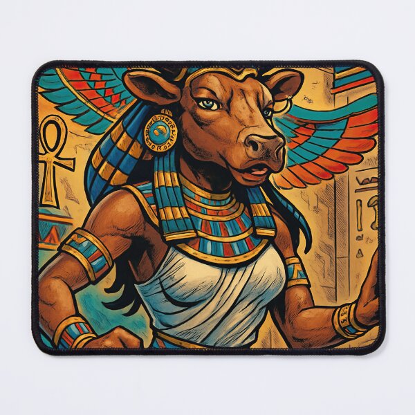 Item preview, Hathor, Egyptian cow-goddess | Comics stylCartoone - designed and sold by ComicsFactory.