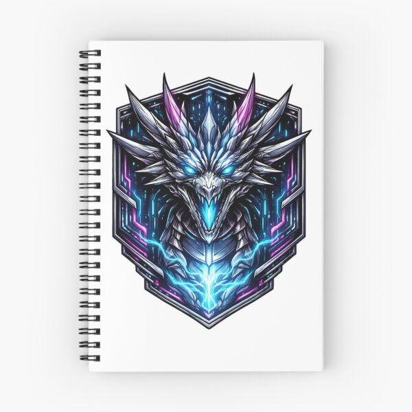 Item preview, Neon Cyber Dragon Crest designed and sold by the-dovlat.