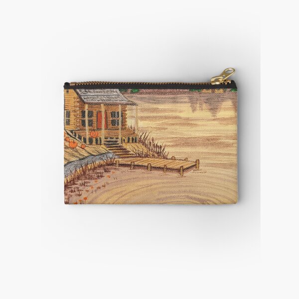 Item preview, Cabin at the Lake in the Fall Season  designed and sold by Matt Starr Fine Art .