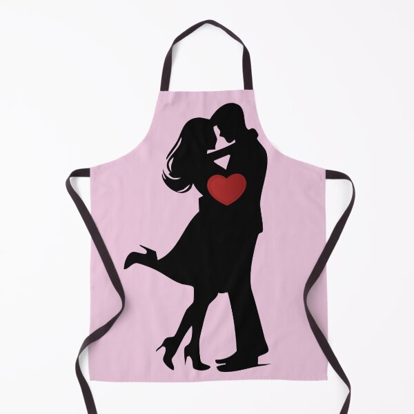 Item preview, Romantic Couple Silhouette With Heart designed and sold by jyotsanafinds.