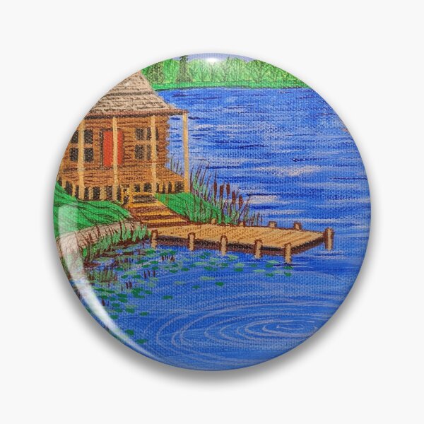 Item preview, Cabin at the Lake in the Summer Season  designed and sold by Matt Starr Fine Art .