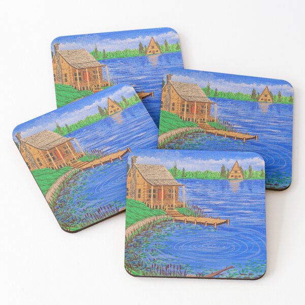 Item preview, Cabin at the Lake in the Summer Season  designed and sold by Matt Starr Fine Art .